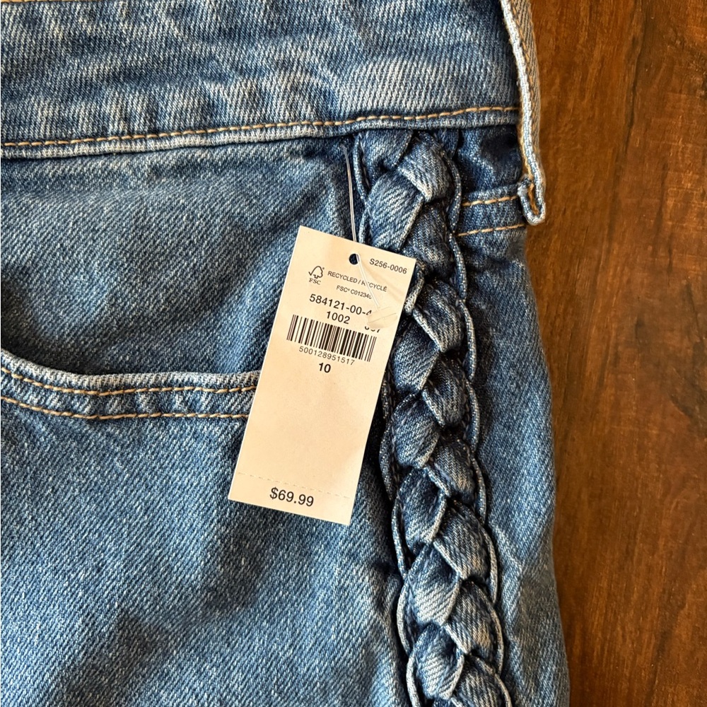 Old Navy Braided Detail Blue Jeans